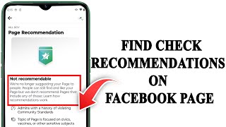 Facebook Page Not Recommendable Problem Solution Causes amp How To Fix It [upl. by Agnes308]