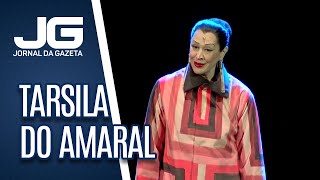 Tarsila do Amaral é interpretada por Claudia Raia em musical [upl. by Boiney265]