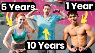 Climbers Compared 1 Year 5 Years 10 Years [upl. by Annaeel781]