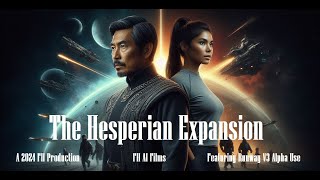 The Hesperian Expansion  Epic AI SciFi Film W Human Script 2024 [upl. by Ecnaled]