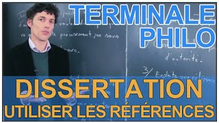 Dissertation  utiliser les références  Philosophie  Terminale  Les Bons Profs [upl. by Yde]