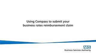 Using Compass to submit your business rates reimbursement claim [upl. by Kashden]