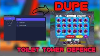 NEW FREE DUPE SCRIPTTOILET TOWER DEFENCEHACK MOBILEPC [upl. by Htidirem]