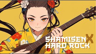 shamisen x hard rock music instrumental anime japan shamisen music musicinstruments [upl. by Ynaiffit694]