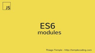 ES6 Modules [upl. by Haldeman]