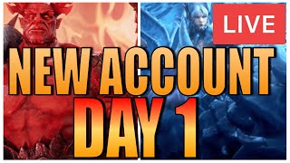 🔴DAY 1 New Account I 1 Year of Knowledge🔴 I Watcher of Realms discord [upl. by Enahsal]