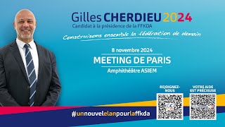 Discours de programme Gilles Cherdieu 08112024 [upl. by Yorle462]