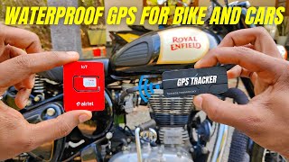 Waterproof GPS Tracker ഏത് വണ്ടിയിൽ വേണേലും പിടിപ്പിക്കാം GPS with Battery and Sim For Bike amp Cars [upl. by Pegeen]