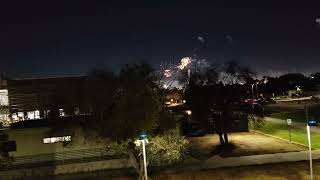 Dodgers win world series crazy video of Los Angeles fireworks [upl. by Eidoow]