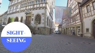 Sightseeing in der Fachwerkstadt Eppingen in GERMANY [upl. by Dlabihcra]