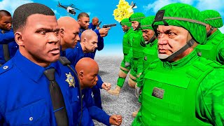 POLÍCIA vs EXÉRCITO NO GTA 5 [upl. by Teplitz]