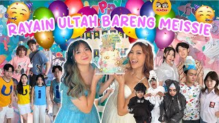 RAYAIN ULANG TAHUN BARENG MEISSIE DAN TIKTOKERS 🥳🎂 SEMUA PAKE BAJU SUPER ANEH ADA YANG JADI POCONG 😱 [upl. by Aeila]