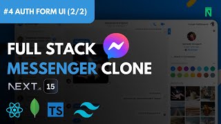 Build amp Deploy A Realtime FullStack Messenger Clone With NextJS 15  4 Building Auth Form UI 22 [upl. by Wagner]