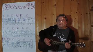 GUITAR Lesson  691 SHELTER FROM THE STORM Bob Dylan [upl. by Kellene980]