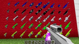 Minecraft MrCrayfishs Gun Mod 9 Guns Amazing Weapons [upl. by Aubigny]