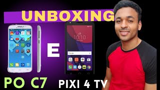 UNBOXING Alcatel Pop C7 e Alcatel Pixi 4 em 2024  Retro Review  Aparelhos para o Canal [upl. by Neelasor]