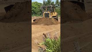 Professional Ground Leveling Process by D6R XL Bulldozer Operator [upl. by Leirbag938]