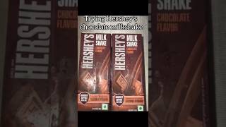 Hersheys Milkshake Review foodreview shorts trending [upl. by Teodor]