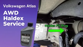 Volkswagen Atlas Haldex Service [upl. by Staci]