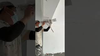 Process of Applying White Cement to Interior Walls [upl. by Oiciruam]