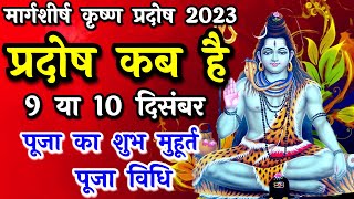 प्रदोष व्रत कब है  Pradosh Vrat Kab Hai  Pradosh December 2023  Pradosh Kab Hai  Pradosh 2023 [upl. by Bainbrudge]