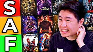 Ranking EVERY Marvel Cinematic Universe MOVIES amp SHOWS Tier List [upl. by Annoya]