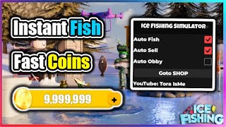 🐟NEW Ice Fishing Simulator Script  Instant Fish  Fast Coins [upl. by Linnea158]