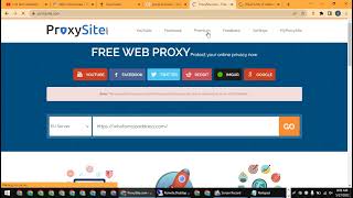 Proxysite web broswer tutorial 2022 [upl. by O'Hara]