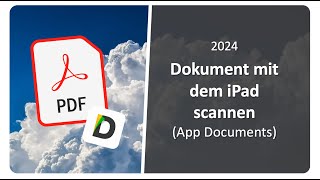 Dokumente mit dem iPad scannen Documents App [upl. by Beitch756]