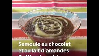 La semoule au lait damandes by Wondernutri [upl. by Abekam]