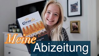 MEINE ABIZEITUNG  Abitur 2021  Inspiration für Abibuch  Anne [upl. by Efinnej]