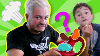 Bean Boozled Taste Test  GROSS FLAVOR CHALLENGE  Mother Goose Club Playhouse Kids Video [upl. by Weisler136]