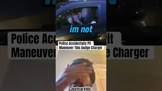 Police Accidentally Pit Maneuver This Dodge Charger dodge dodgecharger police shorts [upl. by Muslim]