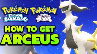 How to Get Arceus in Pokémon Brilliant Diamond amp Shining Pearl  Azure Flute Location [upl. by Hobard]