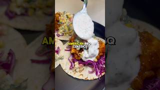 BBQ Chicken Tacos 🌮 recipe ⬇️ bbq tacos taco chickenrecipe recipe [upl. by Boot]