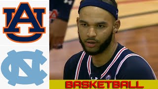 4 AUBURN vs 12 NORTH CAROLINA Basketball Game Full Highlights 2024 [upl. by Winfred946]