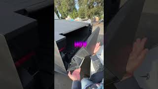 REPAIRED Cybertruck is FINALLY FIXED The Tonneau cover buttons work tonneaucover cybertruck [upl. by Kasevich]