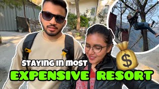 We Stayed at the Most Expensive Resort in Uttarakhand  🤑 [upl. by Lalise]