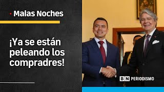 Nadie quiere a CONSTRUYE  Daniel Noboa VS Guillermo Lasso  Malas Noches  BN Periodismo [upl. by Sirois]