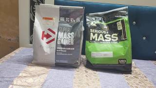 Dymatize Super Mass Gainer vs ON Serious Mass [upl. by Krantz]