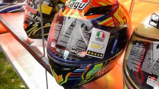 AGV GPTech Valentino Rossi  Seven  Face  Donkey  Dreamtime  The Chicken Helmets [upl. by Eledoya]