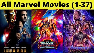 Marvel movies list in order  3D Comparison  marvel MarvelHQLA [upl. by Sunshine9]