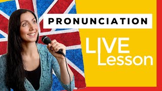 LIVE  English Pronunciation Practice [upl. by Ayomat]