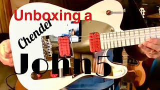 UNBOXING A “⛩️CHENDER” JOHN5 ✝️GUITAR Part   1 [upl. by Maye86]