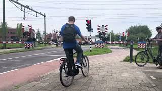 Zevenaar trein overgangrailroad crossing NL [upl. by Ange]