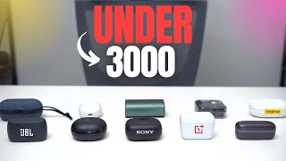 Ranking Top 5 True Wireless Earbuds Under 3000 ⚡️⚡️ 5 Best Earbuds Under 3000 in 2023 ⚡️⚡️ [upl. by Zul991]