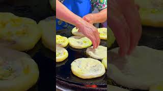 Theres No Way Youve Tried This Beef Pancake 😲 StreetFood AsianFood ChineseFood [upl. by Neleh871]