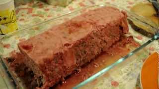 Como hacer un Pastel de Carne  How to make Meatloaf recipe [upl. by Brodsky]