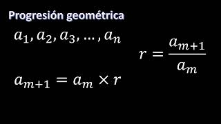 Progresión geométrica  Explicación 1 [upl. by Aleciram]