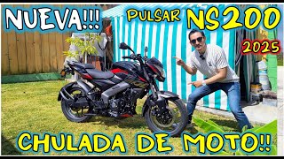 NUEVA PULSAR NS 200 2025  LOS NUEVOS CAMBIOS QUE PRESENTA [upl. by Dale628]